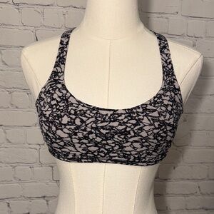 Lululemon Athletica Black and White Sports Bra